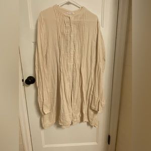 Free People x CP Shades Yoko tunic in vanilla size large